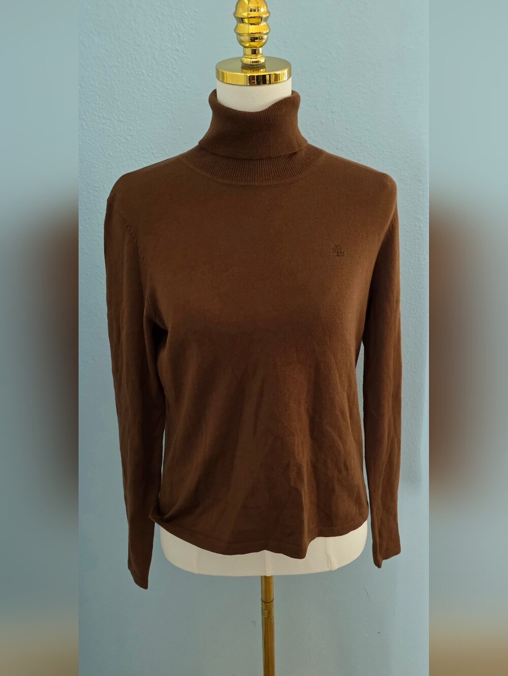 Lauren Ralph Lauren Brown Turtleneck Sweater
